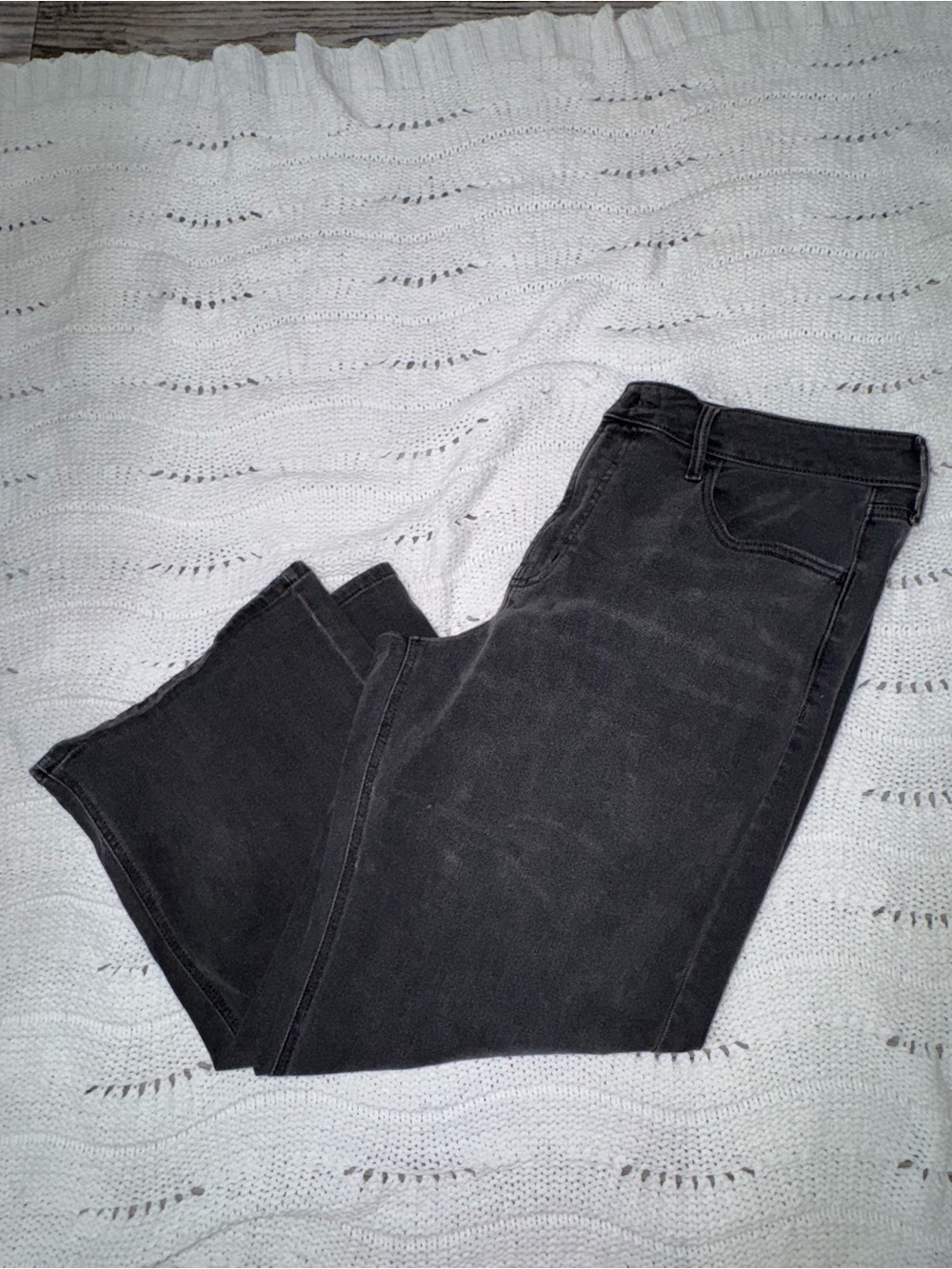 Old Navy Women's Washed Black High-Rise Jeans
